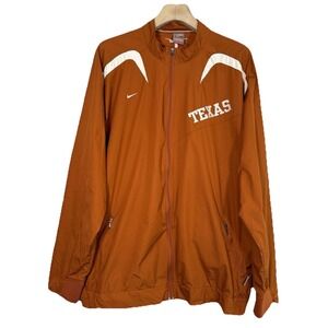 Vintage Texas Longhorns Nike Fit Storm Baseball Jacket XXL 1998 Team Issued